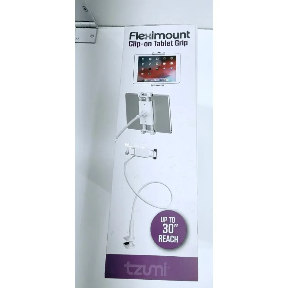 FlexiMount Clip-on Tablet Stand – Fits iPad, Kindle & More